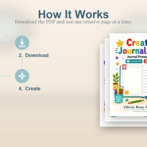Creative Journal Pages | Journal Prompts for Kids | Printable PDF | Digital Download image 8