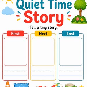 Cosy Quiet Time-pagina's | Zomerpagina's stille tijd | Afdrukbare pdf | Digitale download afbeelding 7