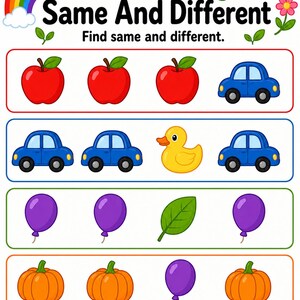 Rainbow Logic Pages | Color Puzzle Worksheets | Printable PDF | Digital Download image 5