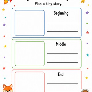 Imagination Writing Mats | Writing Prompts for Kids | Printable PDF | Digital Download image 7