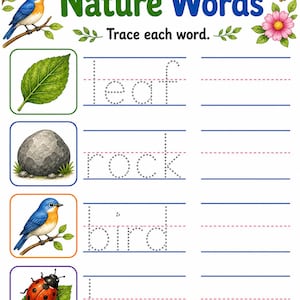 Paseo por la naturaleza / Búsqueda del tesoro en la naturaleza para niños / PDF imprimible / Descarga digital imagen 6