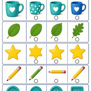 Object Constancy Studio | Object Constancy Worksheets | Printable PDF | Digital Download image 7