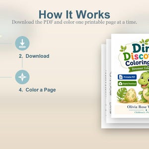 Dino Discovery Coloring Pages | Dinosaur Coloring Pages | Printable PDF | Digital Download image 8