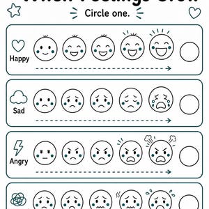 Guia para Lidar com Emoções Intensas | Folhas de Atividades sobre Emoções Intensas | PDF para Imprimir | Download Digital imagem 4