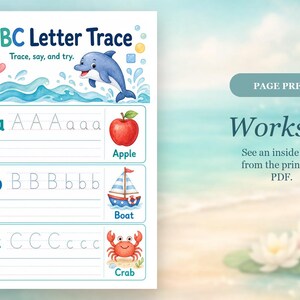Dolphin Shape Splash | Preschool Worksheets | Printable PDF | Digital Download image 6