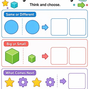 Bild logischen Labor | Logische Puzzle Arbeitsblätter für Kinder | Druckbare PDF | Digitaler Download Bild 7