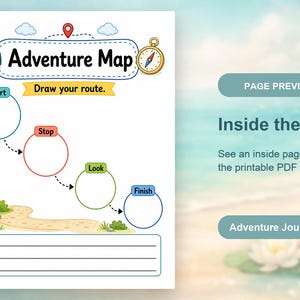 Adventure Journal Pages | Adventure Journal for Kids | Printable PDF | Digital Download image 10