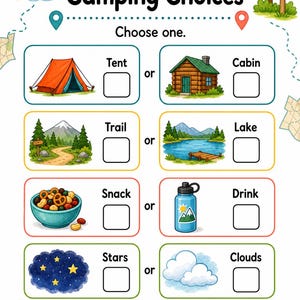Camping Explorer Pages | Camping Activities for Kids | Printable PDF | Digital Download image 7