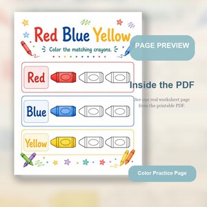 Crayon Color Crew | Color Worksheets | Printable PDF | Digital Download image 9