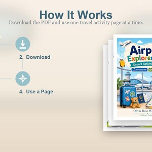 Flygplatsutforskarsidor | Flygplatsaktiviteter för barn | Utskrivbar PDF | Digital nedladdning bild 8