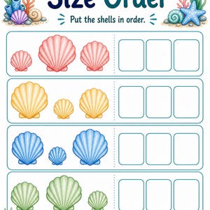 Turtle Big & Small | Big and Small Worksheets | Printable PDF | Digital Download image 4