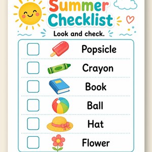 Summer Break Busy Pages | Summer Break Activities for Kids | Printable PDF | Digital Download image 9