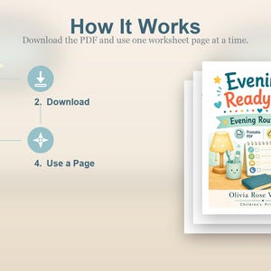 Evening Ready Path | Evening Routine Chart | Printable PDF | Digital Download image 8