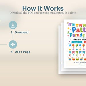 パターンパレードページ | パターンワークシート | 印刷可能なPDF | デジタルダウンロード 画像 8