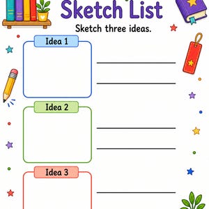 Creative Book Report Pages | Book Report Template | Printable PDF | Digital Download image 6