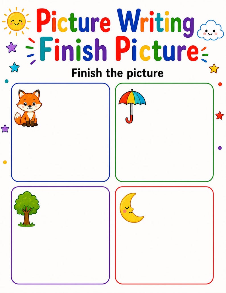 Picture Writing Workshop | Picture Writing Prompts | Printable PDF | Digital Download image 4