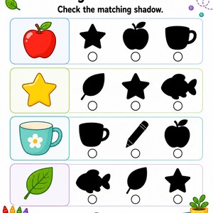 Picture Matching Lab | Matching Worksheets | Printable PDF | Digital Download image 5