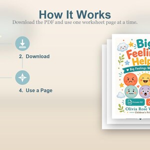 Guia para Lidar com Emoções Intensas | Folhas de Atividades sobre Emoções Intensas | PDF para Imprimir | Download Digital imagem 8