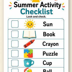 Sunny Home Activity Pages | Summer Activity Pages for Kids | Printable PDF | Digital Download image 9