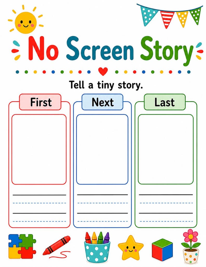 No Screen Summer Fun Pages | No Screen Summer Activities | Printable PDF | Digital Download image 7