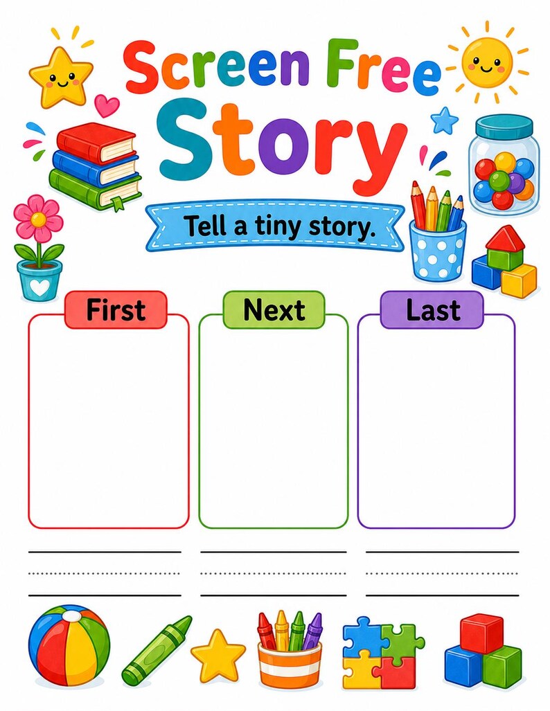 Screen Free Summer Pages | Screen Free Activities for Kids | Printable PDF | Digital Download image 7