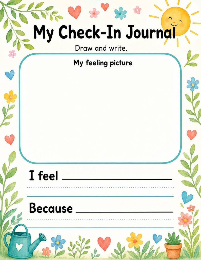 Giardino del Controllo delle Emozioni / Controllo delle Emozioni / PDF stampabile / Download digitale immagine 7