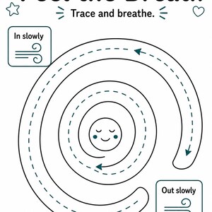 Páginas de Momentos de Atención Plena / Hojas de Trabajo de Atención Plena para Niños / PDF Imprimible / Descarga Digital imagen 5