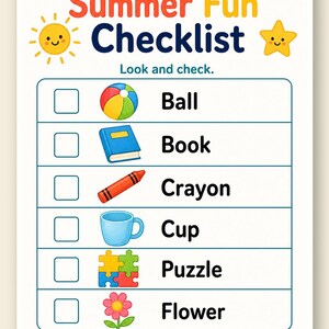 Summer Fun Homepages | Sommerspass Seiten für Kinder | Druckbare PDF | Digitaler Download Bild 9
