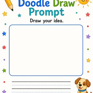 Sentence Builder Doodles | Sentence Writing Worksheets | Printable PDF | Digital Download image 3