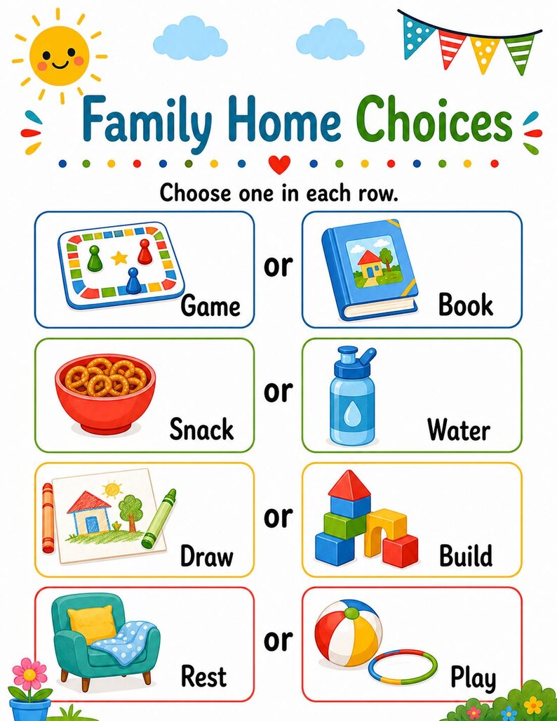 Family Home Summer Pages | Family Summer Activities at Home | Printable PDF | Digital Download image 6