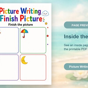 Picture Writing Workshop | Picture Writing Prompts | Printable PDF | Digital Download image 10