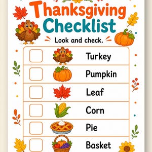 Thankful Turkey Activity Pages | Thanksgiving Activity Sheets | Printable PDF | Digital Download image 9