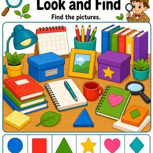 Formdetektiv Puzzles | Form Puzzle Arbeitsblätter | Druckbare PDF | Digitaler Download Bild 4
