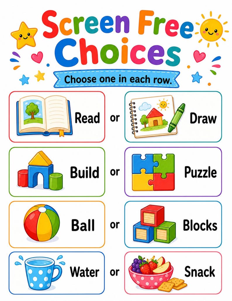 Screen Free Summer Pages | Screen Free Activities for Kids | Printable PDF | Digital Download image 6