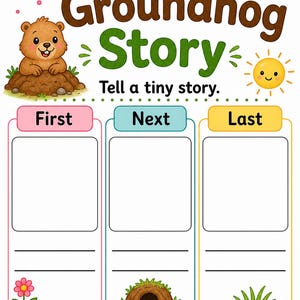 Groundhog Meadow Activity Pages | Groundhog Day Activity Sheets | Printable PDF | Digital Download image 7