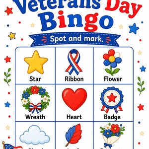 Thank You Star Activity Pages | Veterans Day Activity Sheets | Printable PDF | Digital Download image 3