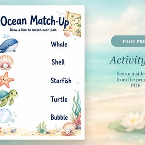 Turtle Treasure Tasks | Kids Activity Sheets | Printable PDF | Digital Download image 10