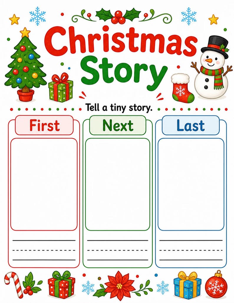 Cozy Christmas Activity Pages | Christmas Activity Sheets | Printable PDF | Digital Download image 7