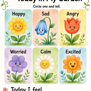 Giardino del Controllo delle Emozioni / Controllo delle Emozioni / PDF stampabile / Download digitale immagine 4