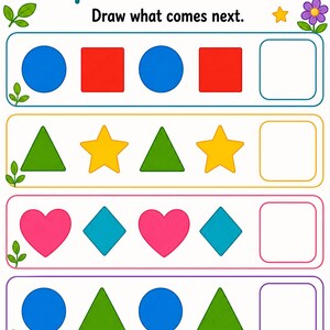 Formdetektiv Puzzles | Form Puzzle Arbeitsblätter | Druckbare PDF | Digitaler Download Bild 6