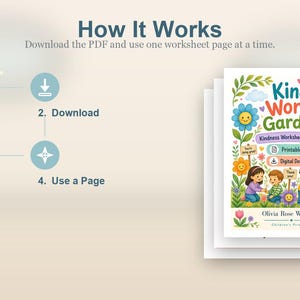 Kind Words Garden | Kindness Worksheets for Kids | Printable PDF | Digital Download image 8