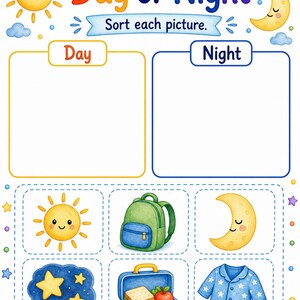 Crayon Sorting Shelf | Sorting Worksheets | Printable PDF | Digital Download image 6