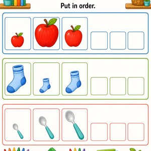 Little Hands Sorting Mats | Sorting Activities for Preschoolers | Printable PDF | Digital Download image 7