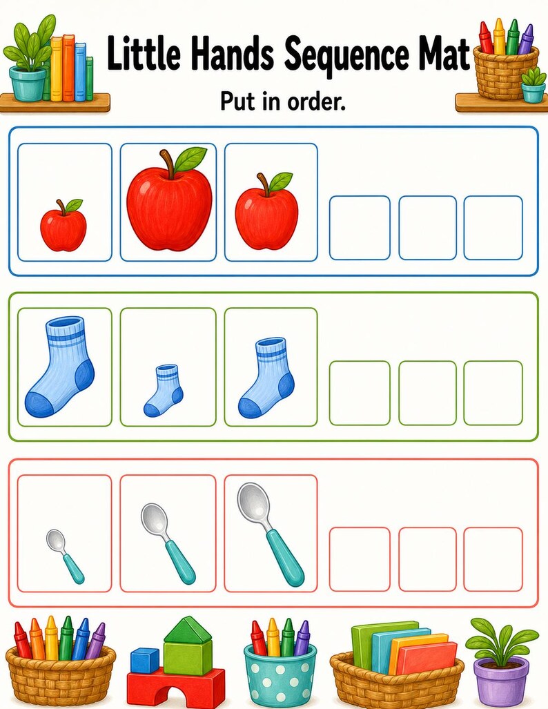 Little Hands Sorting Mats | Sorting Activities for Preschoolers | Printable PDF | Digital Download image 7