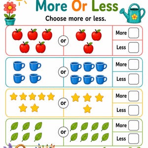 Color And Count Corner | Color and Count Worksheets | Printable PDF | Digital Download image 6