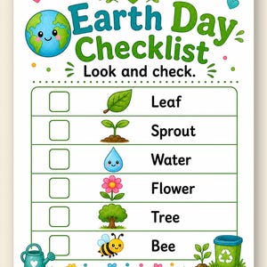 Earth Day Helper Activity Pages | Earth Day Activity Sheets | Printable PDF | Digital Download image 9