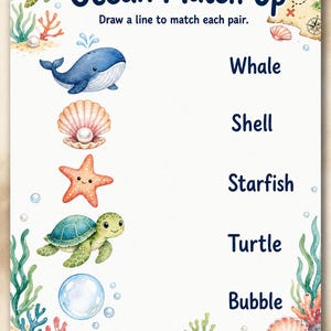Turtle Treasure Tasks | Kids Activity Sheets | Printable PDF | Digital Download image 9