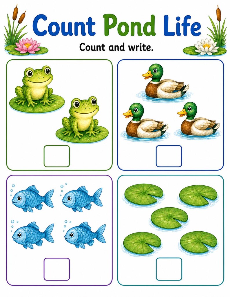Pond Life Explorer | Pond Life Worksheets | Printable PDF | Digital Download image 5
