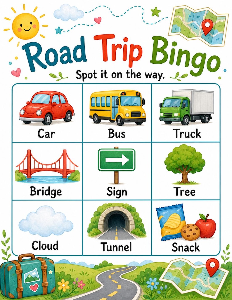 Road Trip Explorer Pages | Road Trip Activities for Kids | Printable PDF | Digital Download image 3