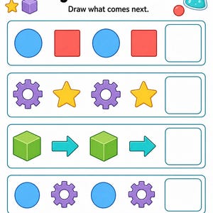 Bild logischen Labor | Logische Puzzle Arbeitsblätter für Kinder | Druckbare PDF | Digitaler Download Bild 6
